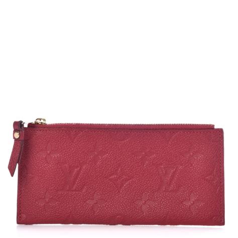 louis vuitton empreinte curieuse wallet|Louis Vuitton zippered wallet.